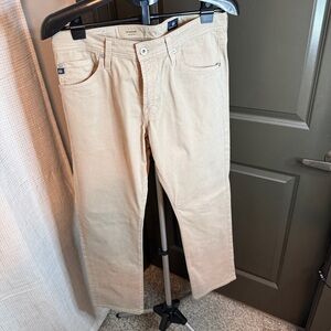AG Adriano Goldschmied Beige Chino Pants